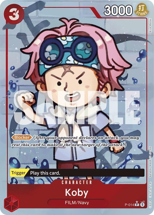 Image for Koby (Full Art) (P-014) (Premium Booster -The Best-) (PRB-01) - One Piece Card Game