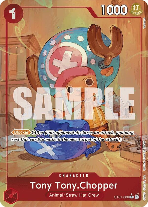 Image for Tony Tony.Chopper (ST01-006) (Alternate Art) (ST01-006) (Premium Booster -The Best-) (PRB-01) - One Piece Card Game