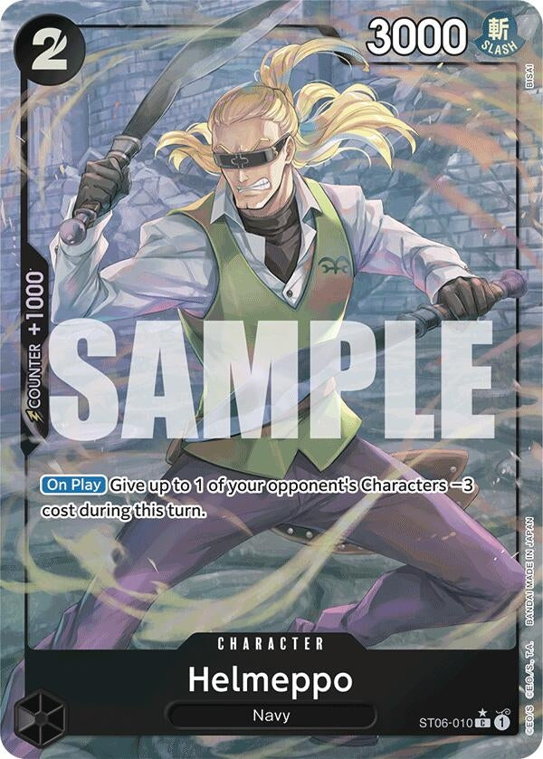 Image for Helmeppo (Full Art) (ST06-010) (Premium Booster -The Best-) (PRB-01) - One Piece Card Game