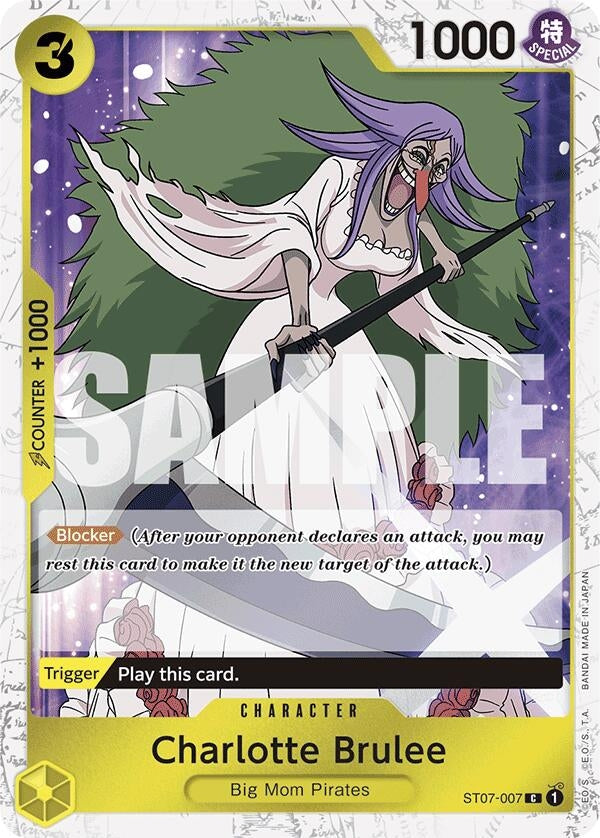 Image for Charlotte Brulee (Jolly Roger Foil) (ST07-007) (Premium Booster -The Best-) (PRB-01) - One Piece Card Game