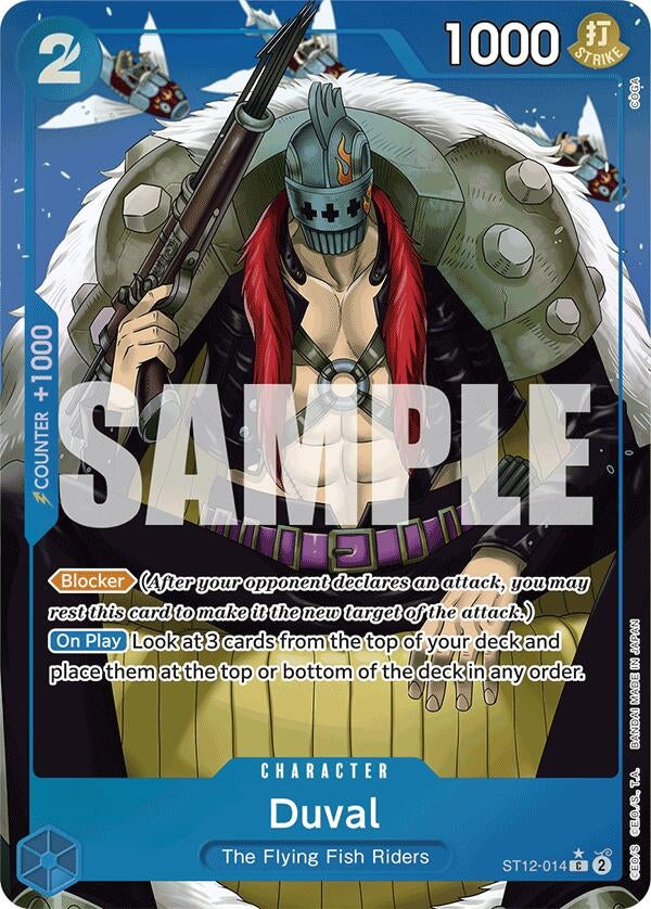 Image for Duval (Full Art) (ST12-014) (Premium Booster -The Best-) (PRB-01) - One Piece Card Game