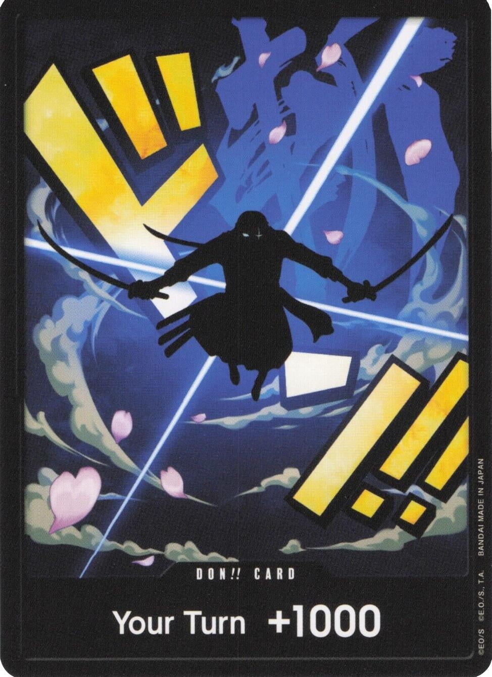 Image for DON!! Card (Zoro) (Premium Booster -The Best-) (PRB-01) - One Piece Card Game