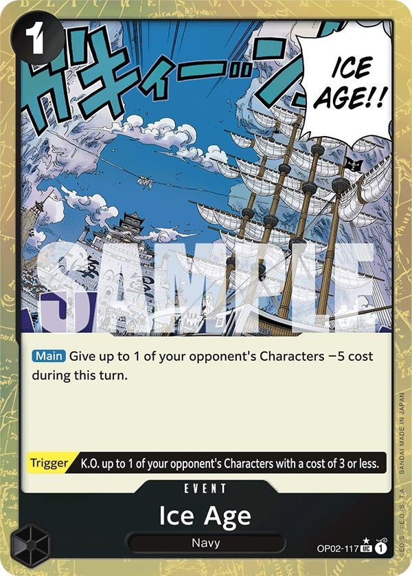 Image for Ice Age (Textured Foil) (OP02-117) (Premium Booster -The Best-) (PRB-01) - One Piece Card Game