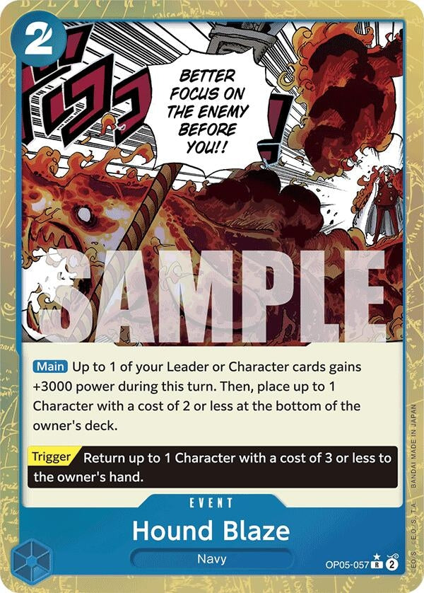 Image for Hound Blaze (Textured Foil) (OP05-057) (Premium Booster -The Best-) (PRB-01) - One Piece Card Game