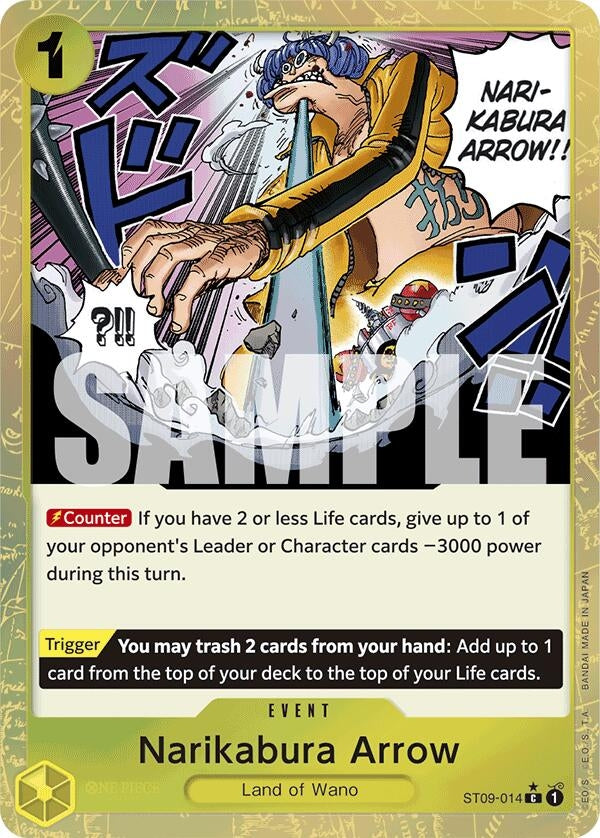 Image for Narikabura Arrow (Textured Foil) (ST09-014) (Premium Booster -The Best-) (PRB-01) - One Piece Card Game