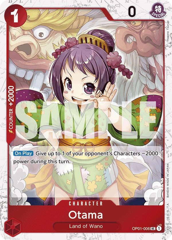 Image for Otama (Jolly Roger Foil) (OP01-006) (Premium Booster -The Best-) (PRB-01) - One Piece Card Game