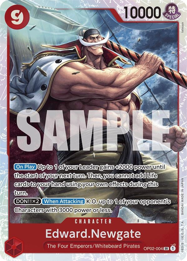Image for Edward.Newgate (Reprint) (OP02-004) (Premium Booster -The Best-) (PRB-01) - One Piece Card Game