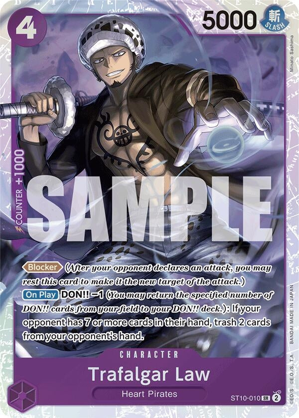 Image for Trafalgar Law (ST10-010) (Reprint) (ST10-010) (Premium Booster -The Best-) (PRB-01) - One Piece Card Game
