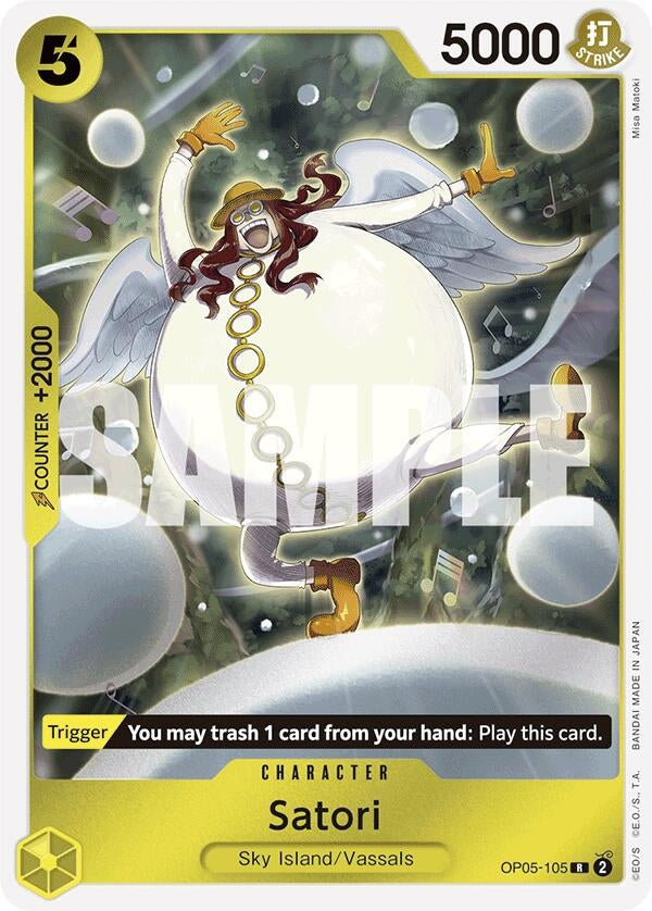 Image for Satori (Reprint) (OP05-105) (Premium Booster -The Best-) (PRB-01) - One Piece Card Game