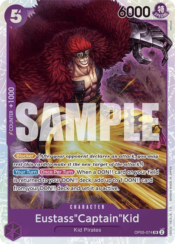 Image for Eustass"Captain"Kid (Reprint) (OP05-074) (Premium Booster -The Best-) (PRB-01) - One Piece Card Game