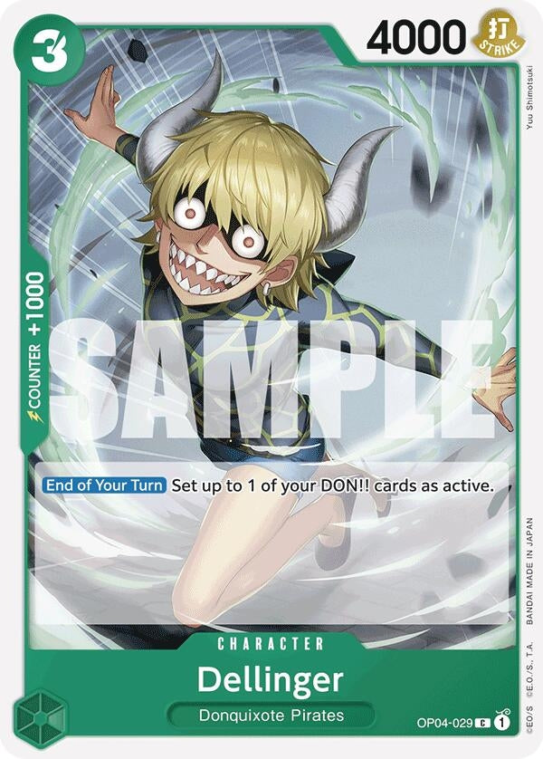 Image for Dellinger (Reprint) (OP04-029) (Premium Booster -The Best-) (PRB-01) - One Piece Card Game
