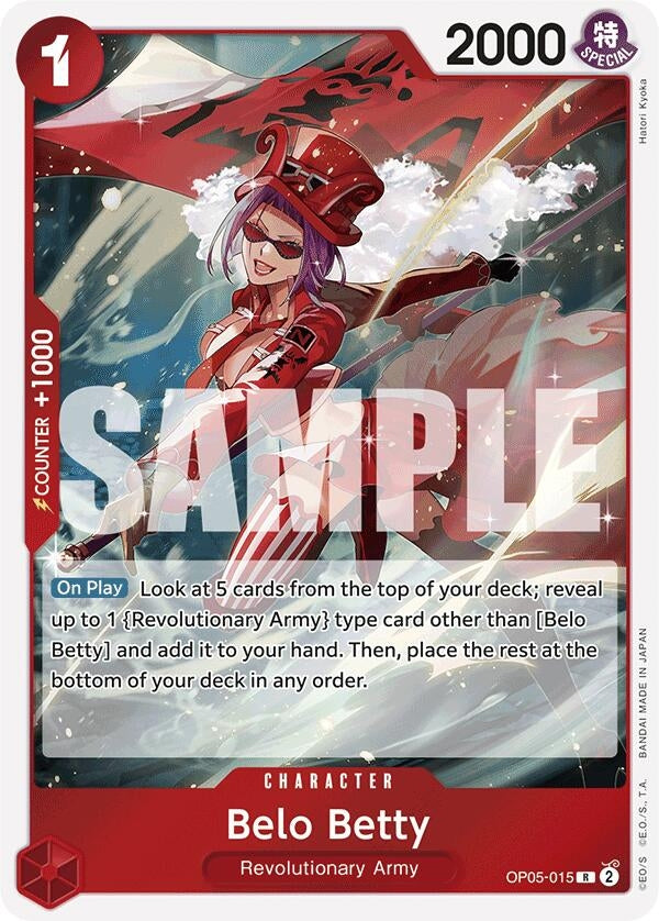Image for Belo Betty (OP05-015) (Reprint) (OP05-015) (Premium Booster -The Best-) (PRB-01) - One Piece Card Game