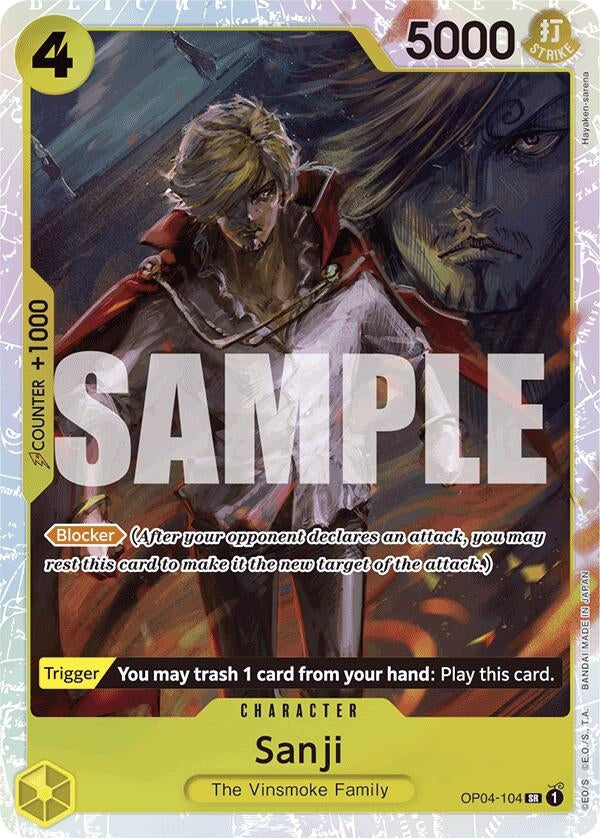 Image for Sanji (Reprint) (OP04-104) (Premium Booster -The Best-) (PRB-01) - One Piece Card Game