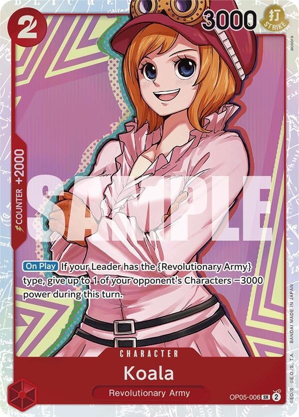 Image for Koala (Reprint) (OP05-006) (Premium Booster -The Best-) (PRB-01) - One Piece Card Game