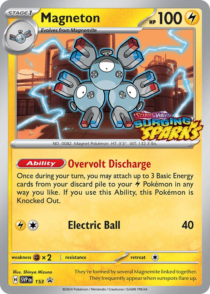Image for Magneton - 153 (153) (SV: Scarlet & Violet Promo Cards) (SVP) - Pokemon