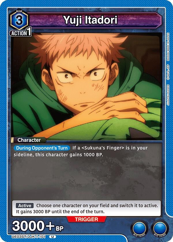 Image for Yuji Itadori (101) (UE03ST/JJK-1-101) (UE03ST: Jujutsu Kaisen Starter Deck) (UE03ST) - Union Arena