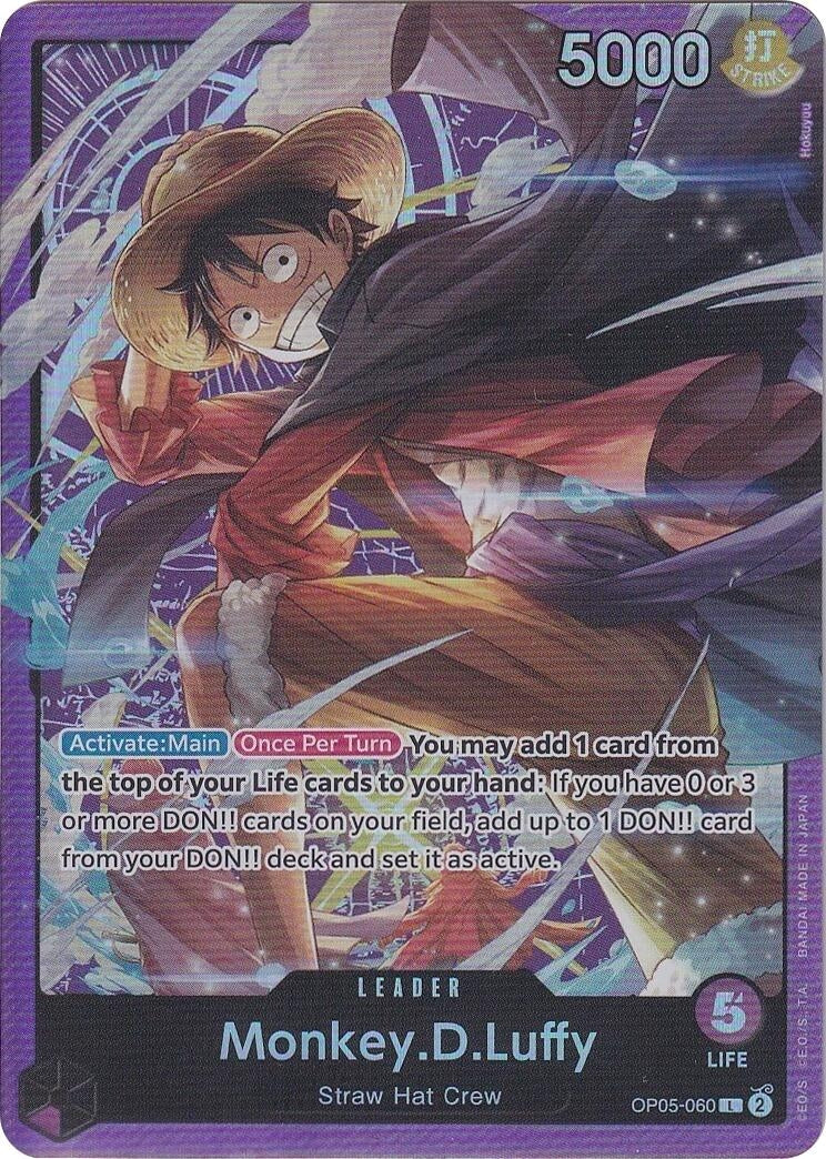 Image for Monkey.D.Luffy (Sound Loader Vol. 1) (OP05-060) (One Piece Promotion Cards) (OP-PR) - One Piece Card Game