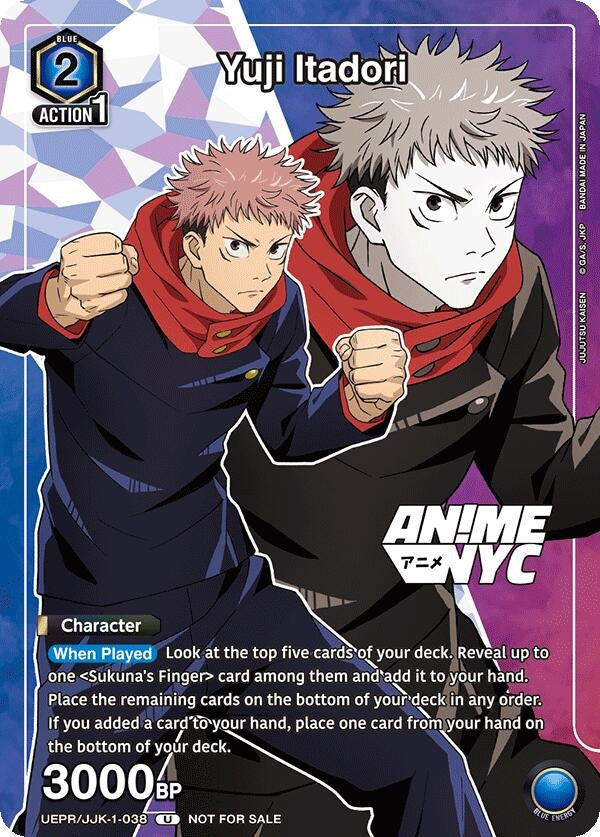 Image for Yuji Itadori (Anime NYC 2024) (UEPR/JJK-1-038) (Union Arena Promotion Cards) (UEPR) - Union Arena