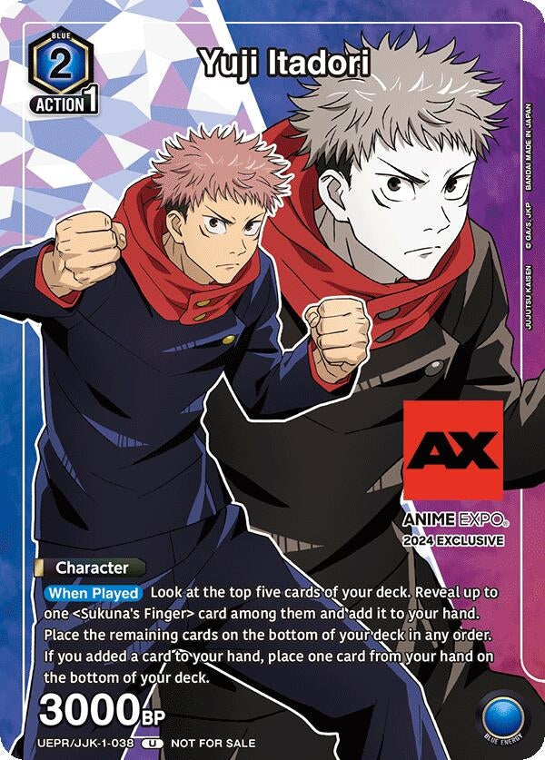 Image for Yuji Itadori (Anime Expo 2024) (UEPR/JJK-1-038) (Union Arena Promotion Cards) (UEPR) - Union Arena