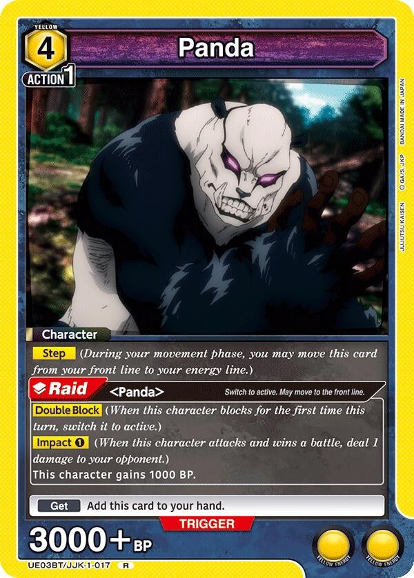 Image for Panda (017) (UE03BT/JJK-1-017) (UE03BT: Jujutsu Kaisen) (UE03BT) - Union Arena