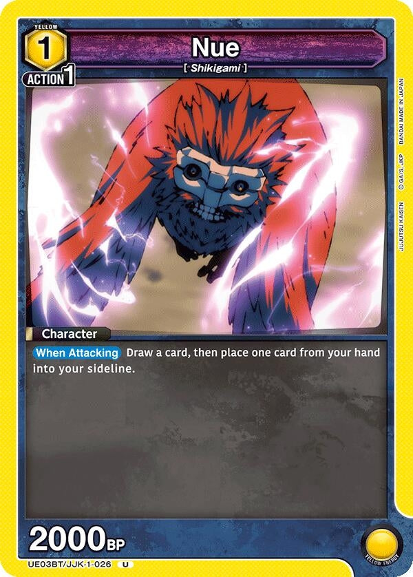 Image for Nue (UE03BT/JJK-1-026) (UE03BT: Jujutsu Kaisen) (UE03BT) - Union Arena