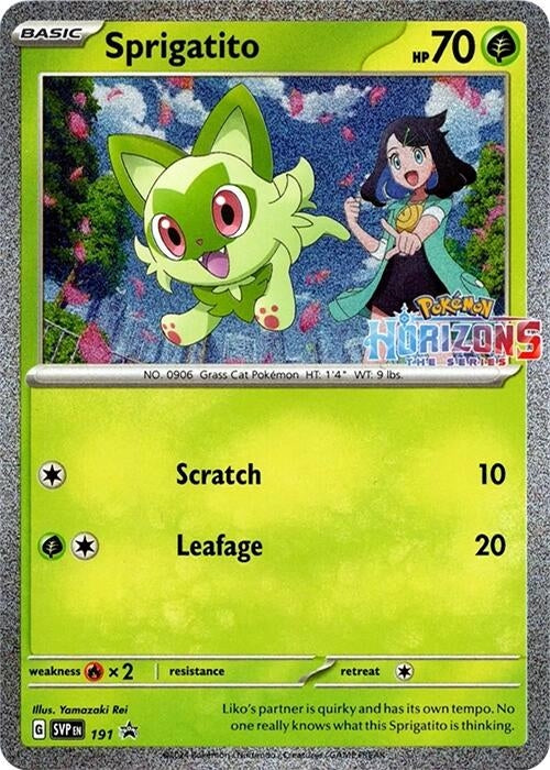Image for Sprigatito - 191 (191) (SV: Scarlet & Violet Promo Cards) (SVP) - Pokemon
