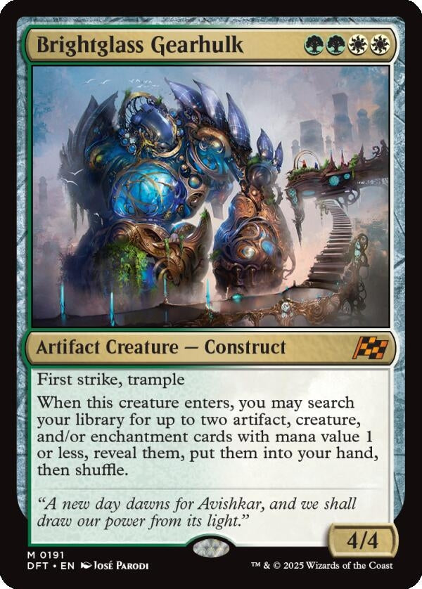 Brightglass Gearhulk (191) (Aetherdrift)