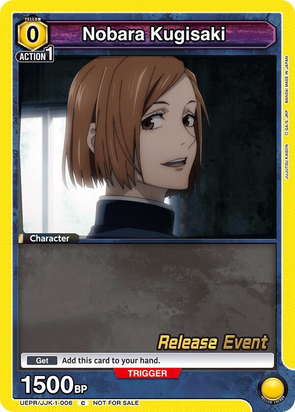 Image for Nobara Kugisaki (006) (UEPR/JJK-1-006) (UE03BT: Jujutsu Kaisen Release Event Cards) (UE03BT_RE) - Union Arena