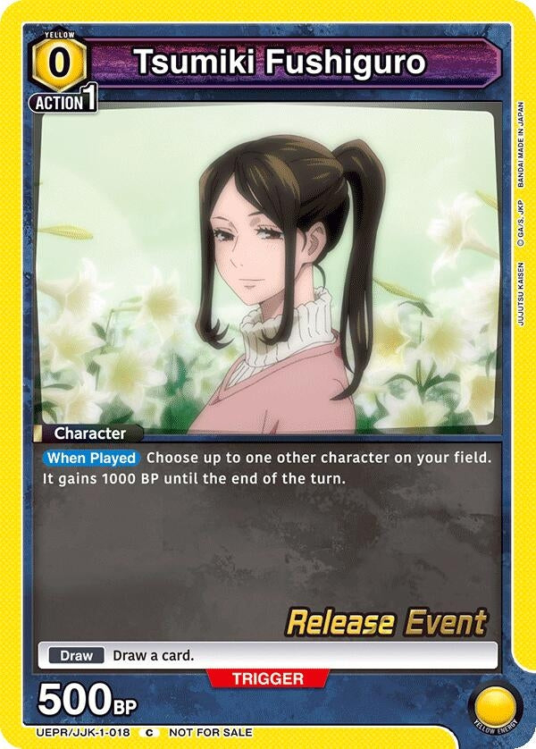 Image for Tsumiki Fushiguro (UEPR/JJK-1-018) (UE03BT: Jujutsu Kaisen Release Event Cards) (UE03BT_RE) - Union Arena