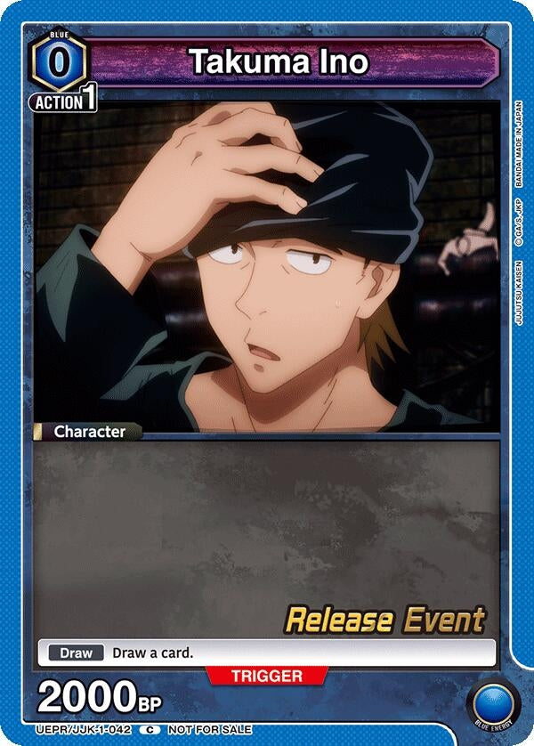 Image for Takuma Ino (UEPR/JJK-1-042) (UE03BT: Jujutsu Kaisen Release Event Cards) (UE03BT_RE) - Union Arena