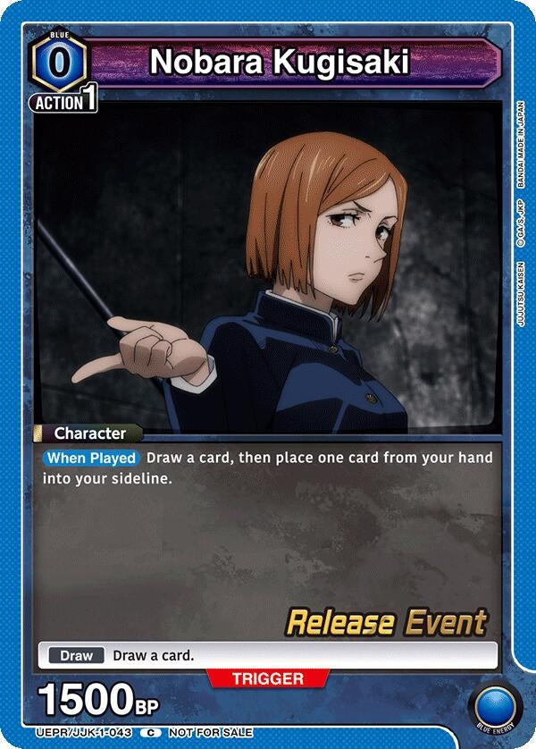 Image for Nobara Kugisaki (043) (UEPR/JJK-1-043) (UE03BT: Jujutsu Kaisen Release Event Cards) (UE03BT_RE) - Union Arena