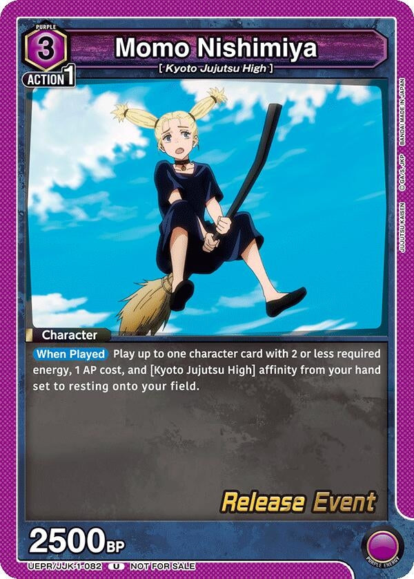 Image for Momo Nishimiya (UEPR/JJK-1-082) (UE03BT: Jujutsu Kaisen Release Event Cards) (UE03BT_RE) - Union Arena