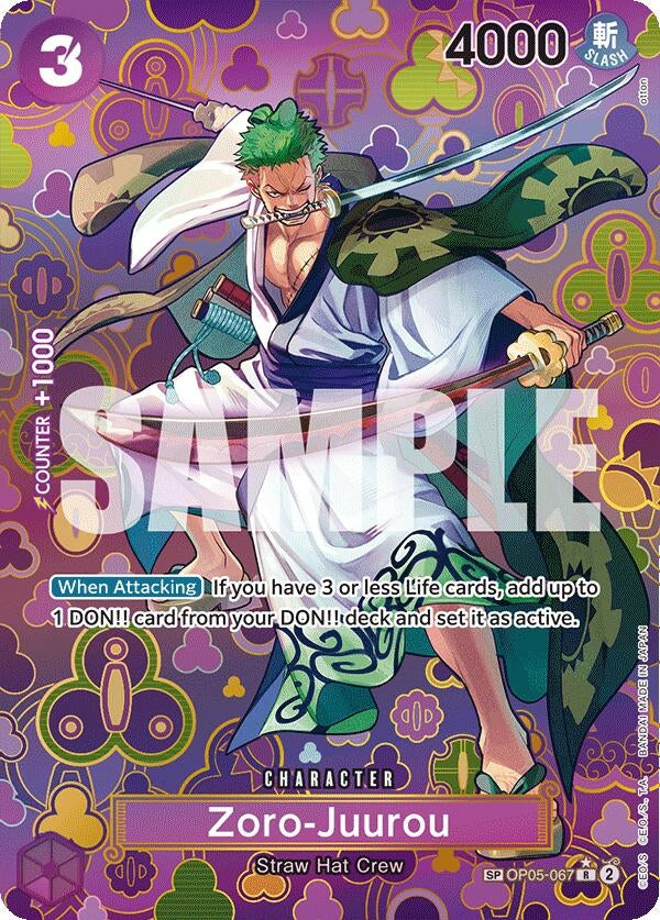 Image for Zoro-Juurou (SP) (OP05-067) (Emperors in the New World) (OP09) - One Piece Card Game