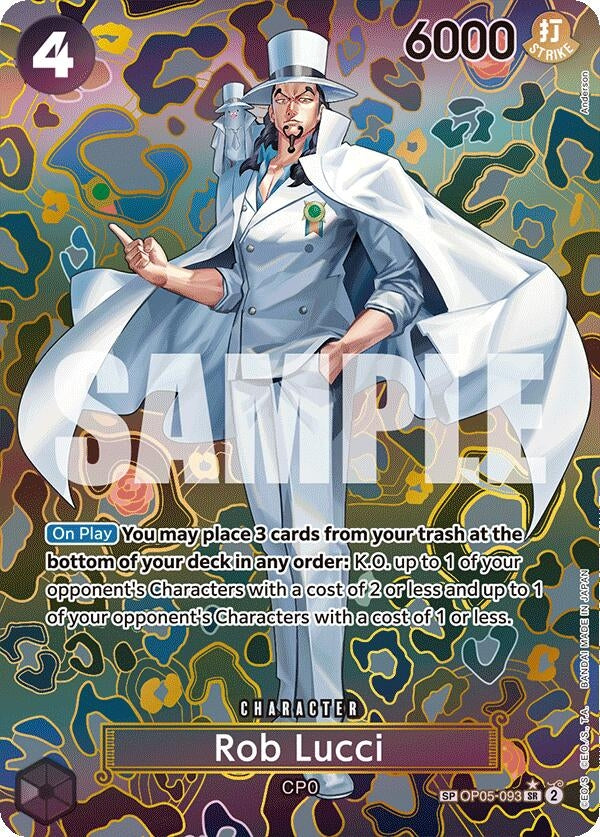 Image for Rob Lucci (SP) (OP05-093) (Emperors in the New World) (OP09) - One Piece Card Game