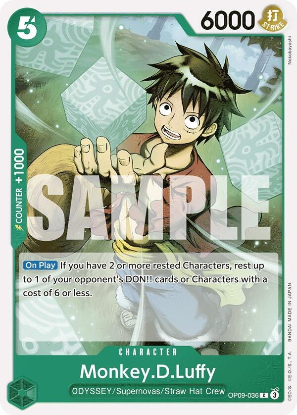 Image for Monkey.D.Luffy (036) (OP09-036) (Emperors in the New World) (OP09) - One Piece Card Game