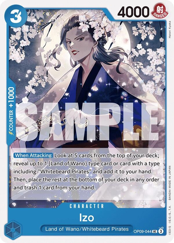 Image for Izo (OP09-044) (Emperors in the New World) (OP09) - One Piece Card Game