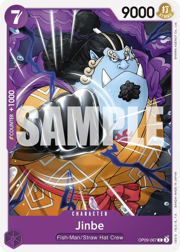 Image for Jinbe (OP09-067) (Emperors in the New World) (OP09) - One Piece Card Game
