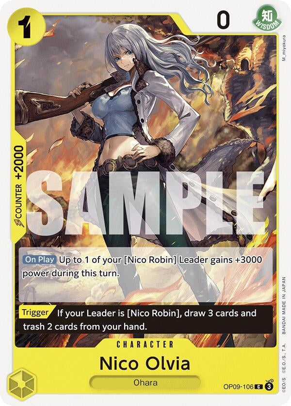 Image for Nico Olvia (OP09-106) (Emperors in the New World) (OP09) - One Piece Card Game