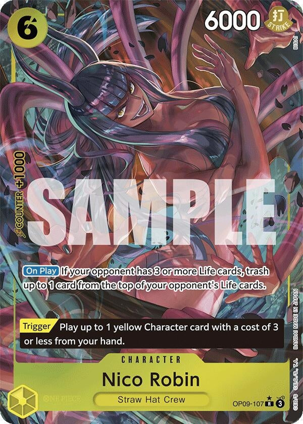Image for Nico Robin (107) (Parallel) (OP09-107) (Emperors in the New World) (OP09) - One Piece Card Game