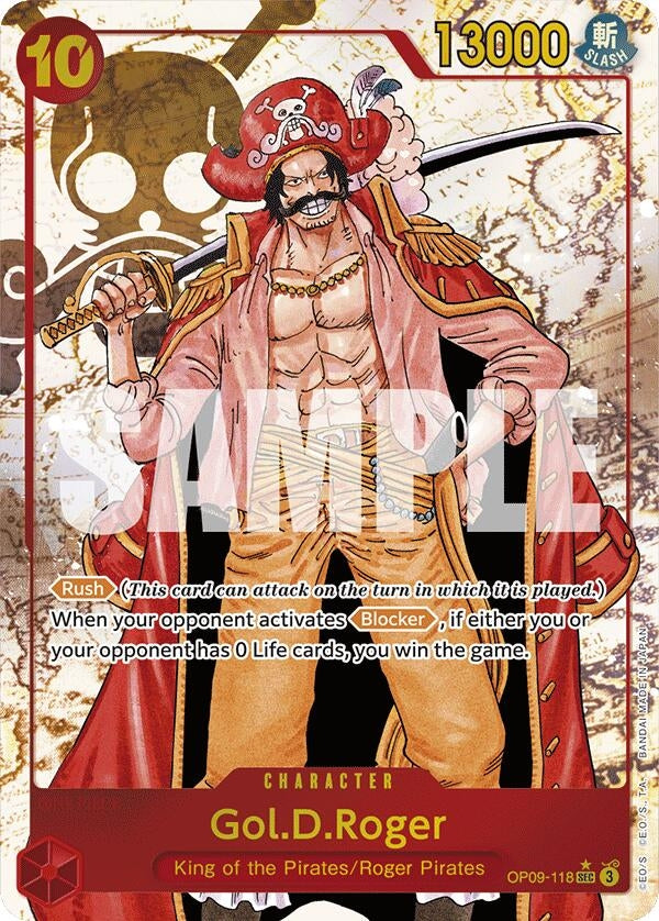 Image for Gol.D.Roger (Alternate Art) (OP09-118) (Emperors in the New World) (OP09) - One Piece Card Game