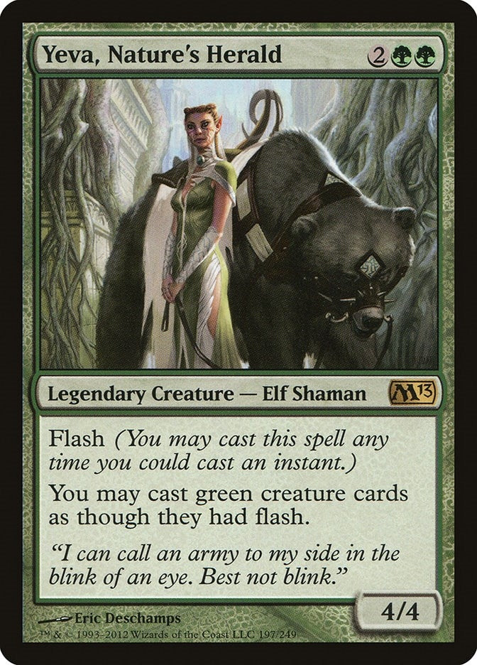 Yeva, Nature's Herald (197) (Magic 2013 (M13)) - PokeBox USA