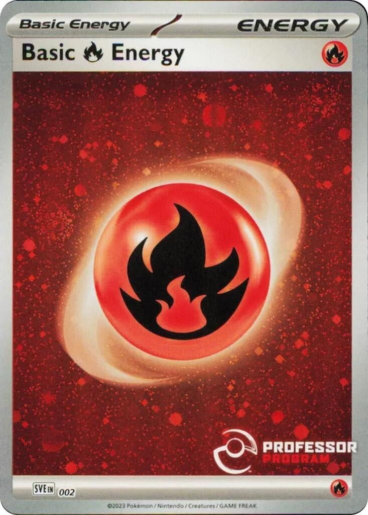 Image for Fire Energy (2023) (002) (Professor Program Promos) (PPP) - Pokemon