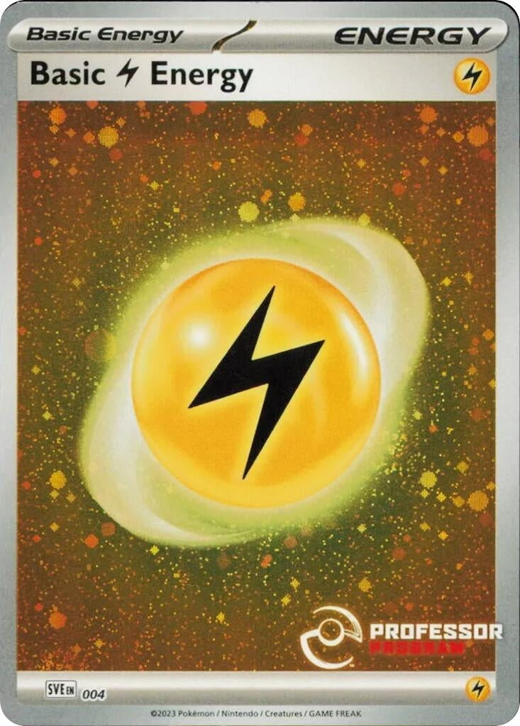 Image for Lightning Energy (2023) (004) (Professor Program Promos) (PPP) - Pokemon