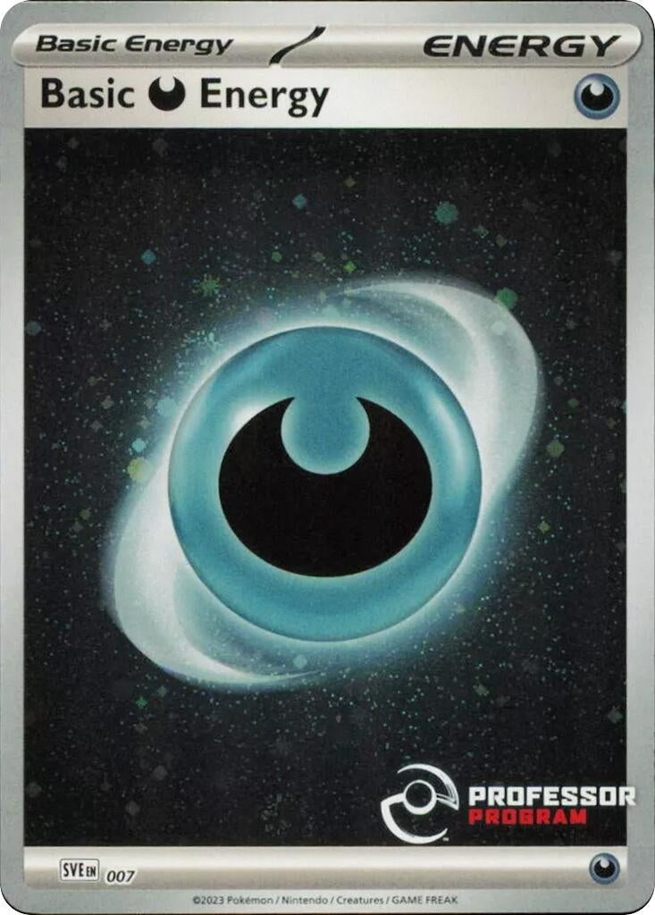 Image for Darkness Energy (2023) (007) (Professor Program Promos) (PPP) - Pokemon