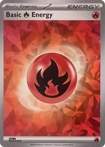 Image for Basic Fire Energy (Cracked Ice Holo) (010) (SVE: Scarlet & Violet Energies) (SVE) - Pokemon