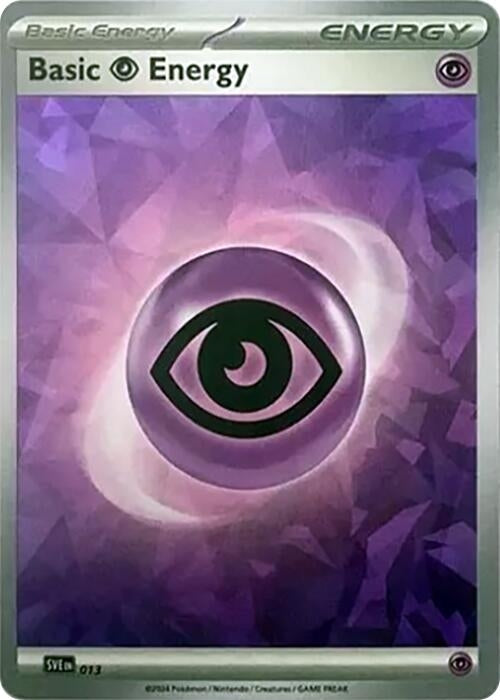 Image for Basic Psychic Energy (Cracked Ice Holo) (013) (SVE: Scarlet & Violet Energies) (SVE) - Pokemon