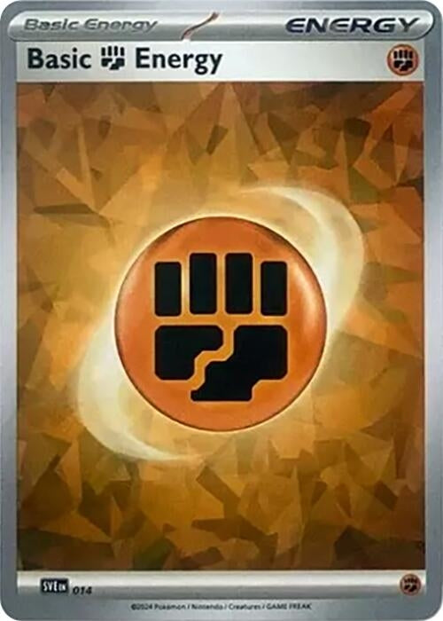 Image for Basic Fighting Energy (Cracked Ice Holo) (014) (SVE: Scarlet & Violet Energies) (SVE) - Pokemon