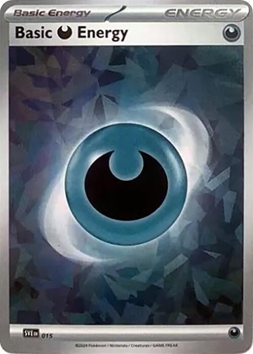 Image for Basic Darkness Energy (Cracked Ice Holo) (015) (SVE: Scarlet & Violet Energies) (SVE) - Pokemon