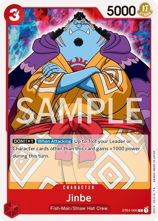 Image for Jinbe (ST01-005) (Revision Pack Cards) (OP-RP) - One Piece Card Game