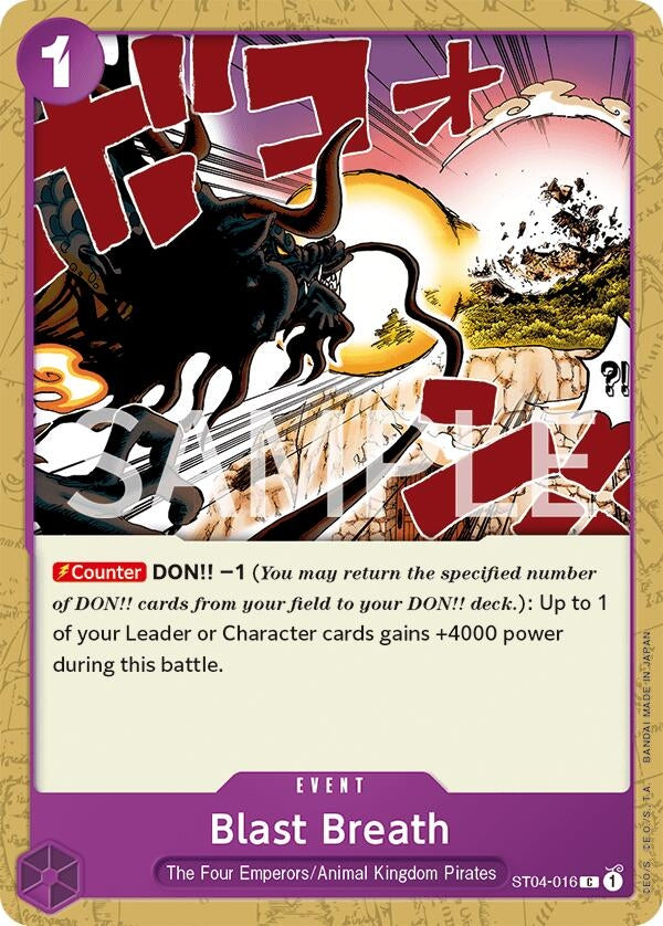 Image for Blast Breath (ST04-016) (Revision Pack Cards) (OP-RP) - One Piece Card Game